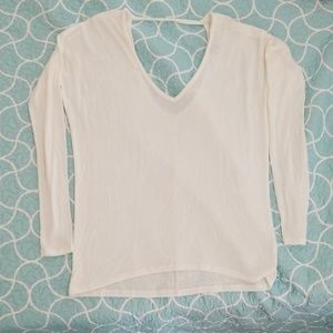 Off white long sleeve shirt